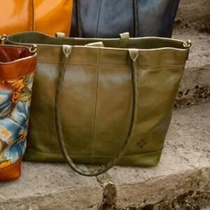 NWT Patricia Nash Soft Olive Mallory Tote